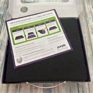 Purple DOUBLE Seat Cushion Pressure Reducing Grid Office Chair USA STORE RETURN